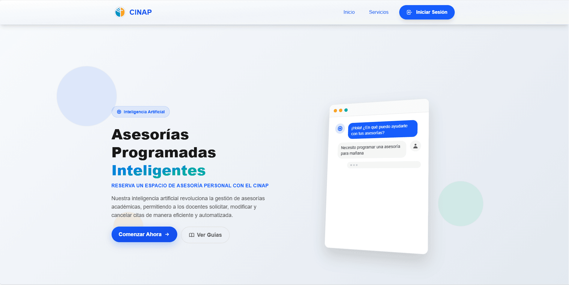 CINAP — Agente Conversacional de IA para Gestión de Asesorías